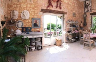 Casa senhorial à venda Gémozac, Nova Aquitânia, Der Wintergarten mit Zugang zu den Gartenterrassen