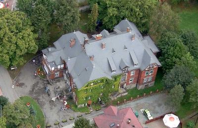 Villa histórica à venda Kudowa-Zdrój, Zdrojowa 36, Dolnoslaskie,, Vista de drone