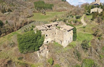 Castelo à venda 06026 Pietralunga, Úmbria, Vista de drone
