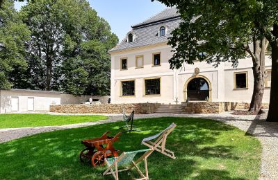 Casa senhorial à venda Sędzisław, Dwór w Sędzisławiu, Dolnoslaskie, Vista traseira
