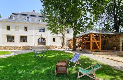 Casa senhorial à venda Sędzisław, Dwór w Sędzisławiu, Dolnoslaskie, Jardim