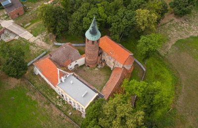 Castelo à venda Karłowice, Zamek w Karłowicach, Opole, Vista de drone