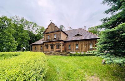 Casa senhorial à venda Paplin, Dwór w Paplinie, Mazowieckie, Vista traseira