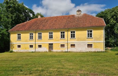 Casa senhorial à venda Laidi, Rudes muiža, Kurzeme, Vista frontal