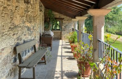 Casa de campo à venda Melide, Cabazás, Galiza, Balcón con vistas