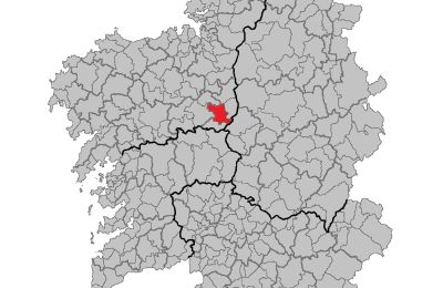 Casa de campo à venda Melide, Cabazás, Galiza, Mapa