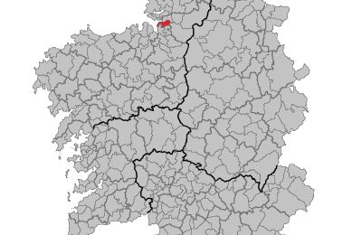 Casa senhorial à venda Pontedeume, Calle Real, Galiza, Mapa