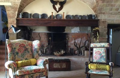 Casa de campo à venda Montecatini Val di Cecina, Toscana, Lareira