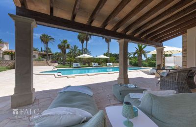 Casa de campo à venda Cas Concos des Cavaller, Ilhas Baleares, Überdachte Sonnenterrasse