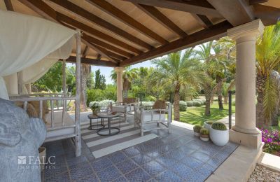 Casa de campo à venda Cas Concos des Cavaller, Ilhas Baleares, Überdachte Terrasse