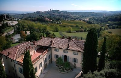 Villa histórica à venda San Gimignano, Toscana,, Vista de drone