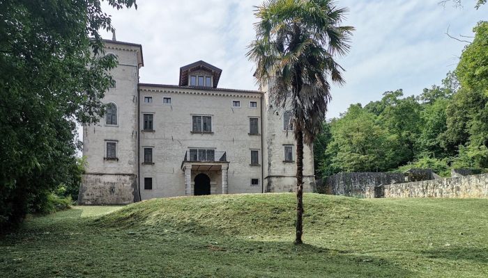 Castelo histórico com vinhedos e potencial de expansão no Friuli-Venezia Giulia