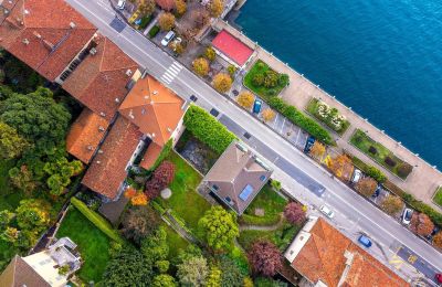 Villa histórica à venda Belgirate, Piemonte, Vista de drone