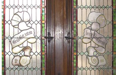 Villa histórica à venda Neustadt an der Weinstraße, Renânia-Palatinado, Historisches Bleiglasfenster 