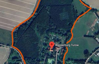 Castelo à venda 18513 Glewitz, Mecklemburgo-Pomerânia Ocidental, Grundstückseinzeichnung-Quelle: google-maps