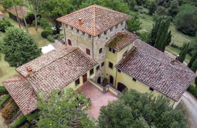 Castelo à venda Vicchio, Toscana, Vista de drone