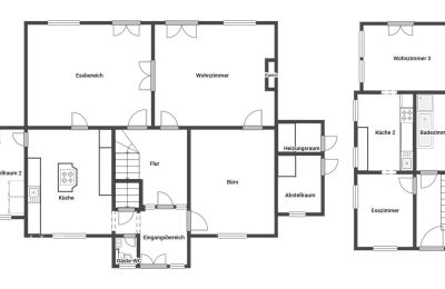 Villa histórica à venda Bonn, Renânia do Norte-Vestfália, Erdgeschoss