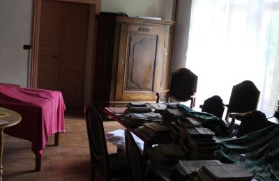 Mansão histórica à venda Faido, Ticino, Sala da pranzo restaurata con accesso indipendente al giardino