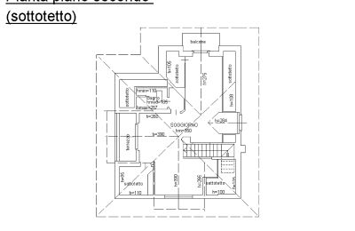 Mansão histórica à venda 28838 Stresa, via Principe di Piemonte, Piemonte, Floorplan 2° floor
