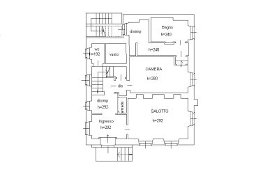 Mansão histórica à venda 28838 Stresa, via Principe di Piemonte, Piemonte, Floorplan Groundfloor