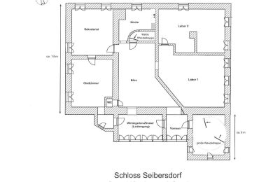 Palácio à venda 84375 Kirchdorf am Inn, Hofmarkstraße 2, Baviera, Grundriss-Schema 1.Stock (Beletage)