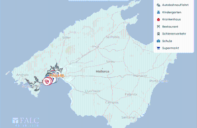 Casa senhorial à venda Mallorca, Palma, Gènova, Ilhas Baleares, Lageplan