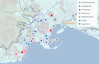 Casa senhorial à venda Mallorca, Palma, Gènova, Ilhas Baleares, Lageplan