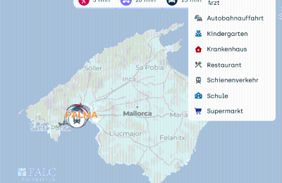 Mansão histórica à venda Palma, Ilhas Baleares, Lageplan