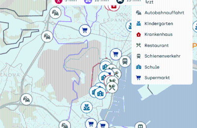Mansão histórica à venda Palma, Ilhas Baleares, Lageplan