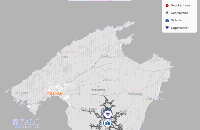 Palacete à venda Campos, Ilhas Baleares, Karte Mallorca