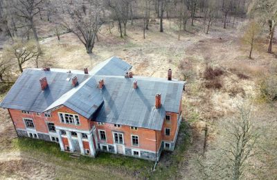 Casa senhorial à venda Bolkowice, Dwór w Bolkowicach, Zachodniopomorskie, Vista de drone