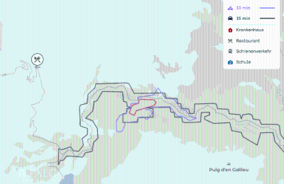 Casa senhorial à venda Escorca, Ilhas Baleares, Lageplan