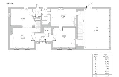 Imobiliário Stary Dzierzgoń, Planta baixa 1