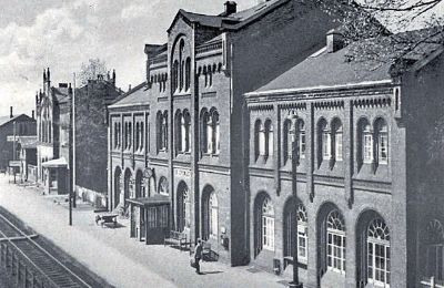 Imóvel histórico à venda 49356 Diepholz, Am Bahnhof  1, Baixa Saxônia, Bahnhofsgeäude Rückseite ca. 1930