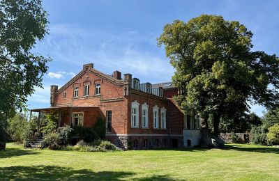 Casa senhorial à venda Brandemburgo, Gutshaus links - Terasse