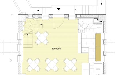 Imóvel histórico à venda 15324 Groß Neuendorf, Hafenstraße 1A, Brandemburgo, Verladeturm Grundriss erstes Obergeschoss