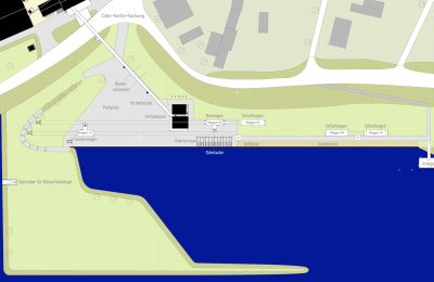 Imóvel histórico à venda 15324 Groß Neuendorf, Hafenstraße 1A, Brandemburgo, Lageplan Bestand