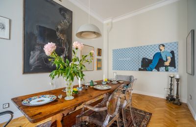 Apartamento histórico à venda Warszawa, Mokotowska, Mazóvia, Sala de jantar