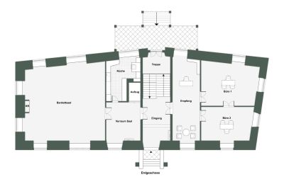 Palácio à venda 32683 Barntrup, Renânia do Norte-Vestfália, Grundriss - EG