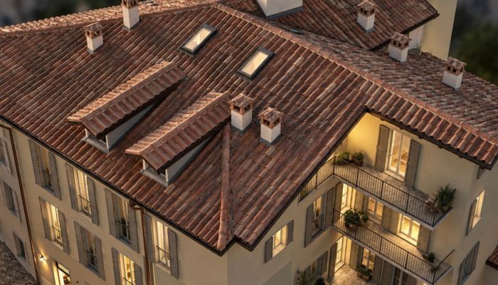 Apartamento no último piso com terraço e classe energética A1 numa casa senhorial