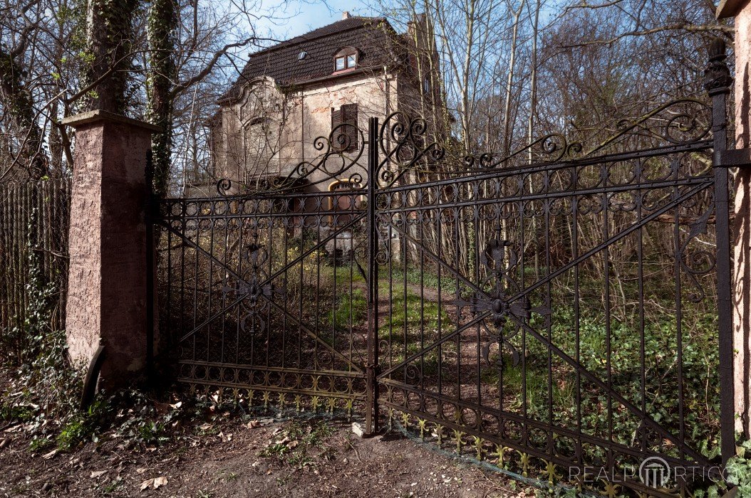 Villa aus der Gründerzeit: Schmiedeeisernes Tor, Alemanha