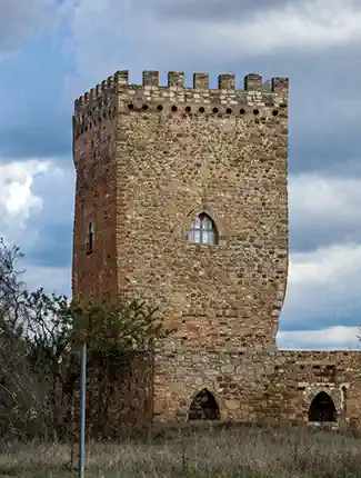 Torre do século XII com propriedade histórica junto ao rio Guadalmena, Alcaraz, Castela-Mancha